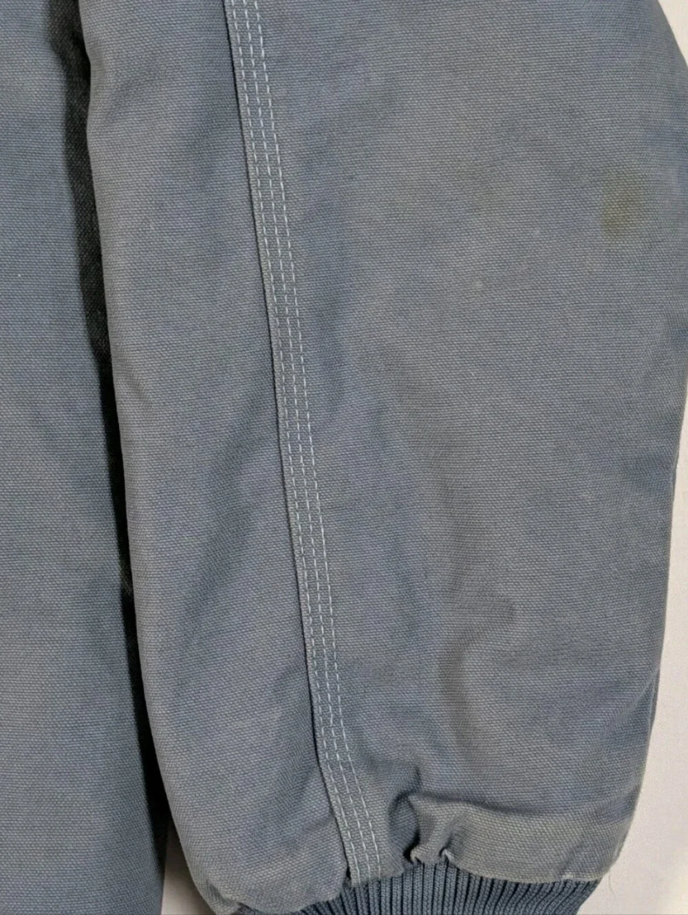 Berne Workwear Youth XL 18-20 Hooded Jacket Blue Quilted Canvas BHJ61SLB